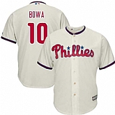 Phillies 10 Larry Bowa Cream Cool Base Jersey Dzhi,baseball caps,new era cap wholesale,wholesale hats